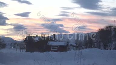 挪威北部的冬天